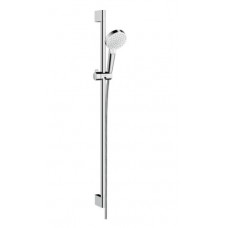 Hansgrohe rokas dušas komplekts Crometta 100 Vario, 900 mm, EcoSmart 9 l/min, balts/hroms