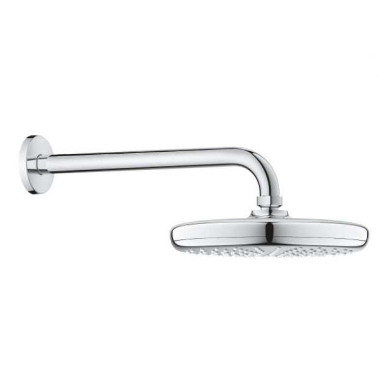 Grohe dušas galva ar turētāju Tempesta 210 I, L=286 mm, no sienas, 9,5 l/min, hroms