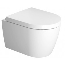 Duravit pods ME by Starck Compact Rimless, stiprināms pie sienas, 370x480 mm, Durafix, balts WG