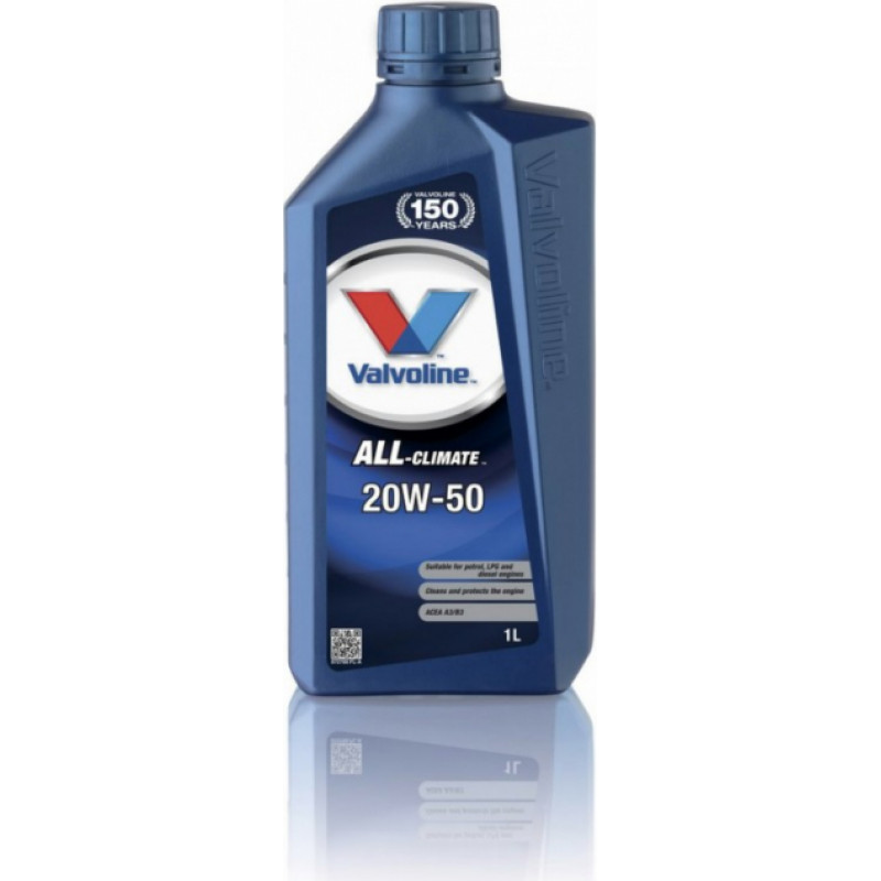 Valvoline Motoreļļa All Climate 20W50 1L, Valvoline