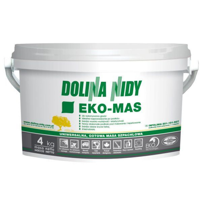 Dolina Nidy EKO-MAS gatava universālā špaktele, 4kg