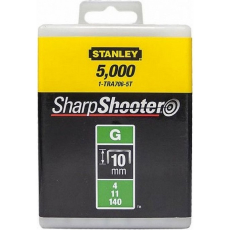 Stanley G veida skavas 10mm (5000gab) 1-TRA706-5T