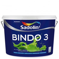 Sadolin Bindo 3 Dziļi matēta krāsa sienām un griestiem BW 10L