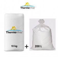 Thermowhite un EPS granulas. Biezums 5cm ThermoWhite 13kg, Granulas 200L