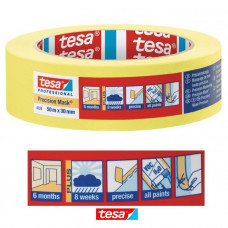 Tesa Precision krāsotāju lente Iekšdurvīm 30mm x 50m