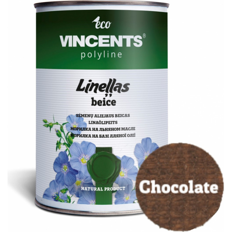 Vincents Polyline Lineļļas beice Chocolate 1L