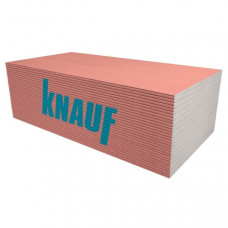 Knauf Red (GKF) ugunsdrošs reģipsis (ģipškartons) 12,5x1200x3000mm