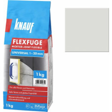 Knauf Flexfuge Universal Cementa bāzes flīžu šuvotājs, sudrabpelēks, 1kg