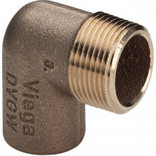 Viega Pārejas leņķis 90°, ārējā vītne, 15mm x1/2 collas