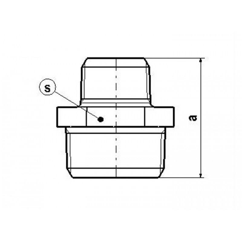 Livarna Titan Vītņu redukcijas dubultnipelis11/2x11/4 - gab.