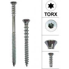 Cits Regulējamā skrūve 6X120mm, cinkota, Torx25 - 10gb