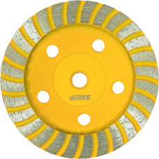 Verke Dimanta slīpēšanas disks TURBO betonam, akmenim, 125mm, M14; V44202 VERKE