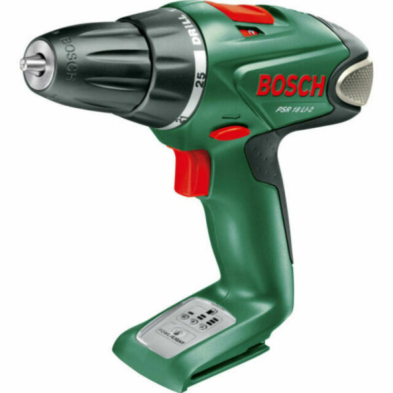 Bosch Urbjmašīna/skrūvgriezis Bosch PSR 18 LI-2 SOLO, 18 V - gab.