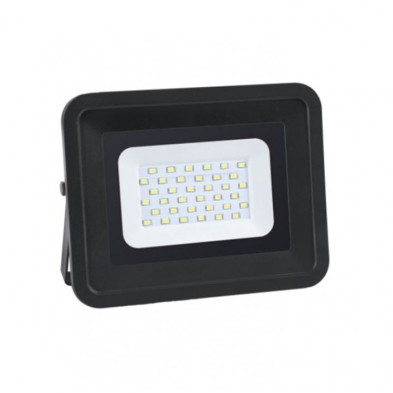 SL LED prožektors SL 17132S, 30W, melns, IP65 - gab