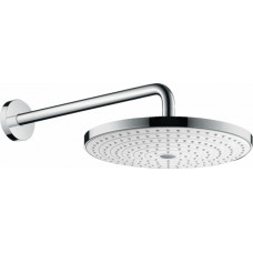 Hansgrohe Dušas galva ar turētāju Hansgrohe Raindance Select S 300 2jet, balts/hroms - gab.