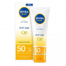 Nivea Sejas krēms aizsardzībai pret sauli NIVEA Q10 Anti-age, SPF50, 50 ml - gab