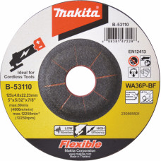 Makita Slīpēšanas disks MAKITA WA36P-BF, 125x4.0x22.23 mm, INOX, B-53110 - gab