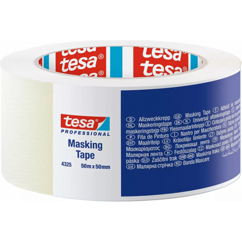 Tesa Krāsotāju lente TESA Professional 4325 Masking Tape 50mx50mm - gab