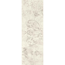 Paradyz Ceramika Sienas flīzes Paradyz Ceramika Silence Silver Carpet Decor Rekt Pūlētas, 25x75 cm, (m2) - kvm