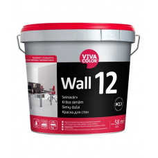 Vivacolor Krāsa iekšdarbiem VIVACOLOR WALL 12 A, 4.8l, pusmatēta - gab