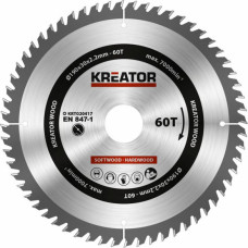 Kreator Zāģripa kokam Kreator D190x30x2.2 mm, 60T, KRT020417 - gab