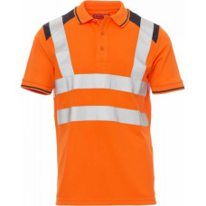 Payper Paaugstinātas redzamības POLO krekls ar īsām piedurknēm PAYPER GUARD, Fluo Oranžs, 2XL - gab.