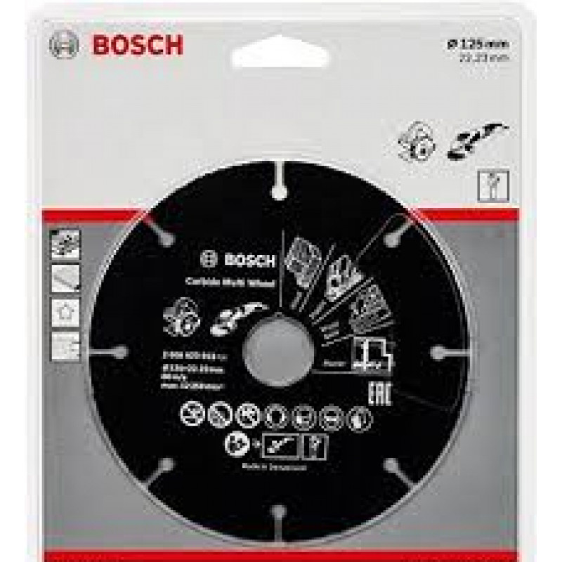 Bosch Cietmetāla disks Bosch, 125x1x22,23 mm - gab