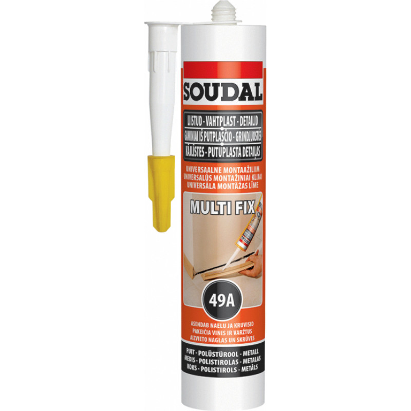 Soudal Universāla montāžas līme Soudal 49A 280ml - gab