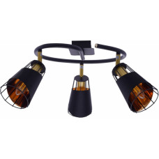 Eko Light Griestu lampa Eko Light RICK 3xE14, melna - gab