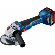 Bosch Akumulatora leņķa slīpmašīna Bosch GWS 18V-10 Professional, 2x4.0 Ah, L-BOXX - gab