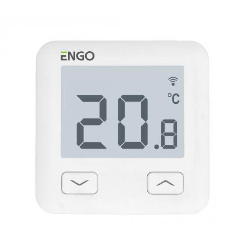 Engo Controls Wi-Fi temperatūras regulators, 230V, balts. E10W230WIFI