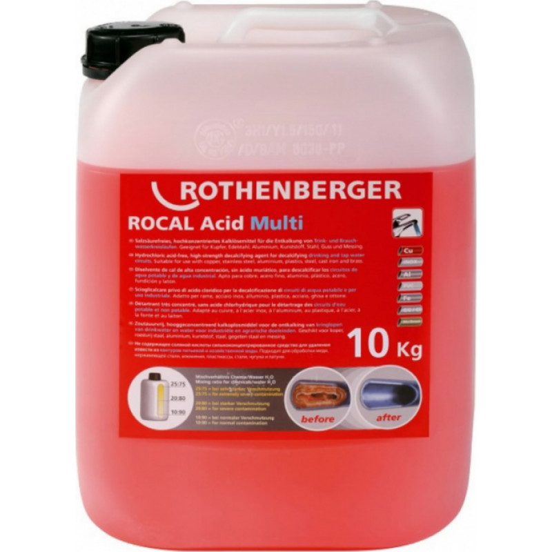 Rothenberger Koncentrāts ROCAL Acid Multi, 10 kg, Rothenberger