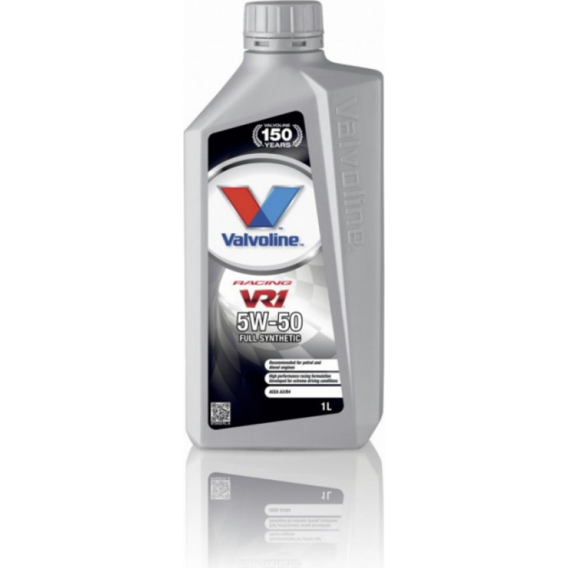 Valvoline Motoreļļa VR1 Racing 5W50 1L, Valvoline