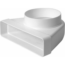 Europlast Līkums ar diametru plastmasas 220x55mm, Ø100mm