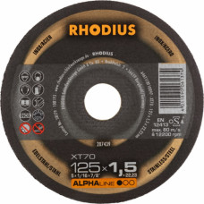 Rhodius griezējdisks metālam XT70, 125x1.5x22.2