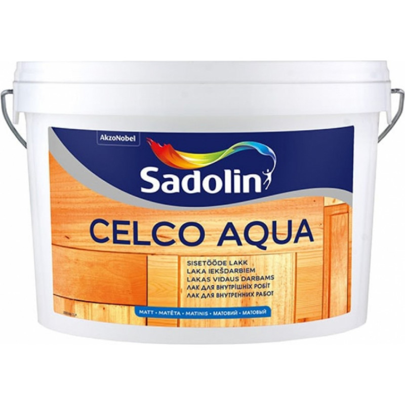 Sadolin Celco Aqua Matēta laka iekšdarbiem 2.5L