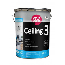 Vivacolor Ceiling 3 AP Griestu krāsa, pilnīgi matēta 20L