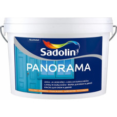 Sadolin Panorama Pusspīdīga ūdens bāzes krāsa, logiem un durvīm BW 2.5L