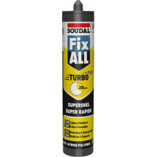 Soudal Fix All Turbo Ātri cietējoša hibrīda polimēru līme/hermētiķis, balts, 290ml