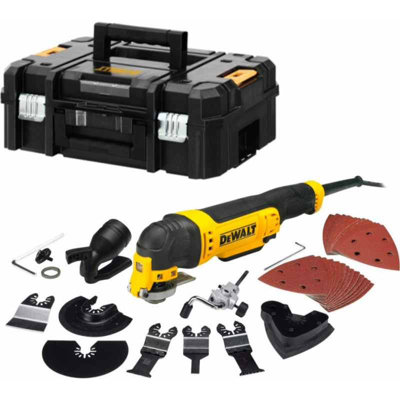 Dewalt Elektrisks Multi-Instruments 300W ar aksesuāriem, DWE315KT-QS