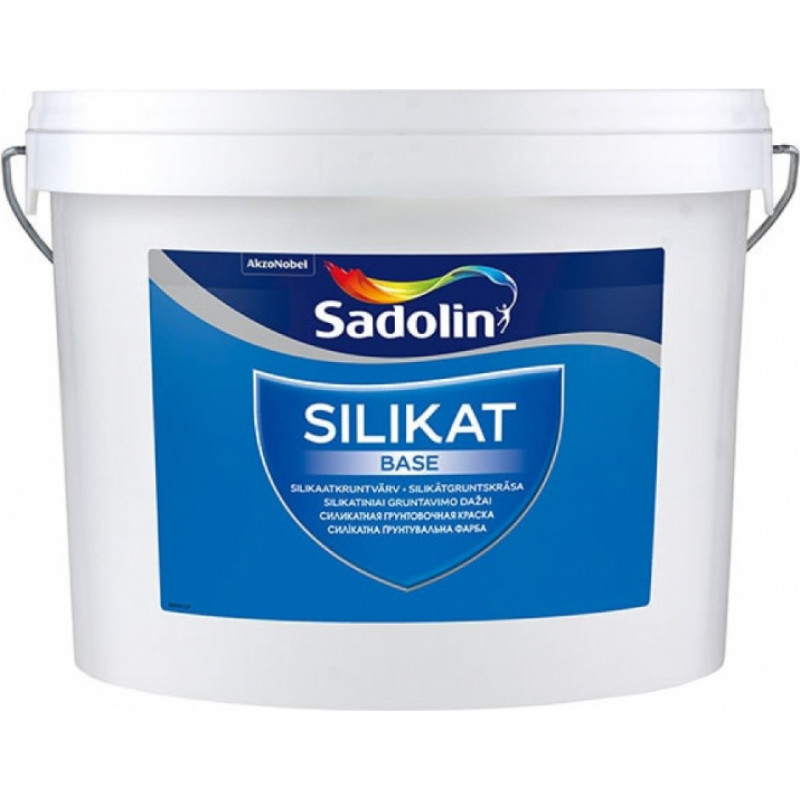 Sadolin Silikat Base Silikāta gruntskrāsa fasādei, bezkrāsaina 5L