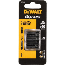 Dewalt Extreme Non-Torsion Skrūvgriežu uzgalis T40x25mm (5gab)