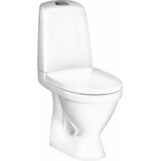 Gustavsberg Tualetes pods Nautic 1510, slēpts P veida savienojums, Hygienic Flush mala, duālā skalošana, vāks ar Soft Close/Quick Release, Ceramicplus, balts - gab.