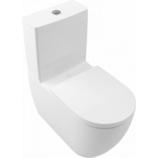 Villeroy&Boch Subway 3.0 poda apakša, Rimless, 370x710mm, universāls izvads, TwistFlush, SupraFix, balts - gab.