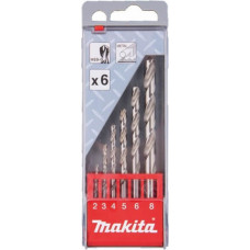 Makita Accessories Urbju komplekts metālam MAKITA 2–8 mm HSS-G