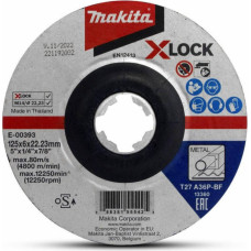 Makita Accessories Slīpēšanas disks MAKITA X-Lock 125x6mm A36P