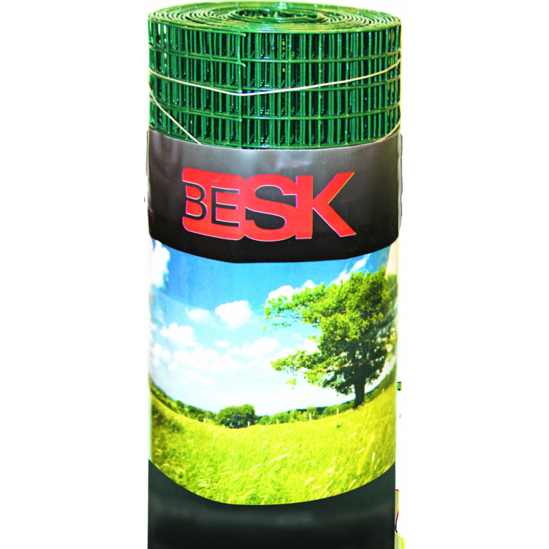 Besk Žogs cinkots ar PVC 1.8mx25m (50x100)