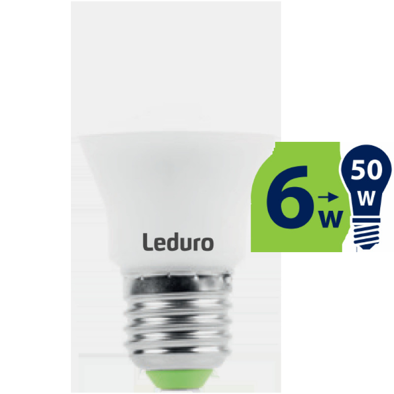 Leduro Spuldze Leduro LED PL-A55-21184 9W 500lm E27 2700K 220-240V - gab