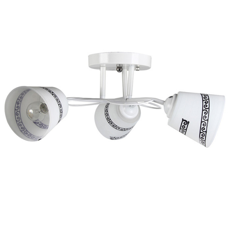 Verners Griestu lampa LORETA 3x40W, E14, balta - gab