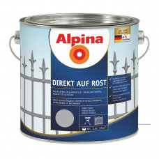 Alpina Aizsargkrāsa metālam Alpina Direkt auf Rost Spīdīga Dzeltens (RAL1021) 0.75L - gab